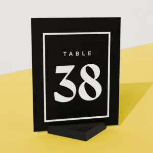 table sign
