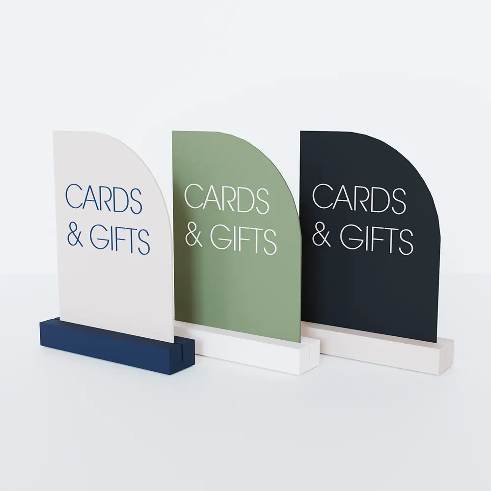 table sign